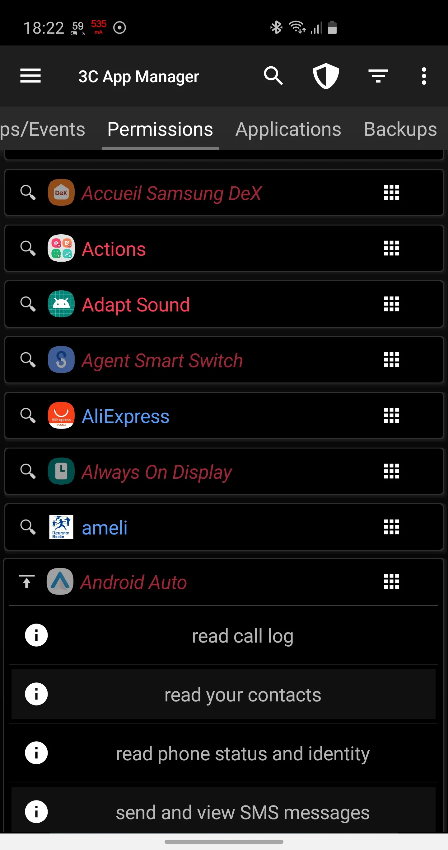3C App Manager screenshot